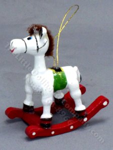 (image for) Miniature Rocking Horse For Dollhouses