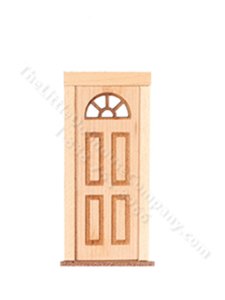 (image for) Half-Scale Dollhouse Half-Circle-Top Door