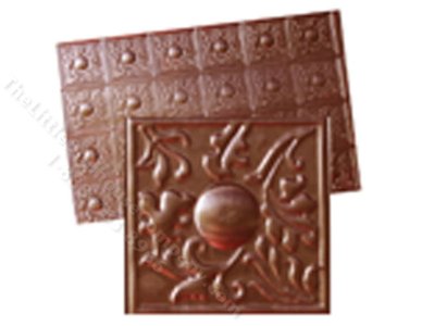 (image for) Dollhouse Scale Model Copper Ceiling