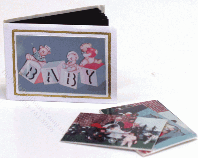 (image for) Miniature Baby Photo Album with Pictures