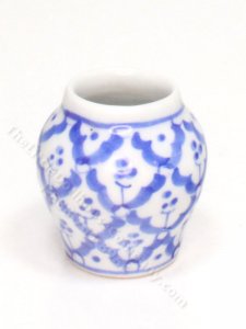 (image for) Miniature Blue and White Vase