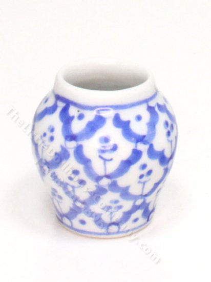 (image for) Miniature Blue and White Vase