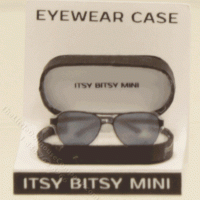 (image for) Miniature Black Aviator Sunglasses with Case
