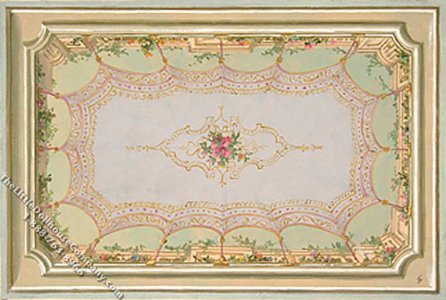 (image for) Miniature Ceiling Mural for Dollhouses
