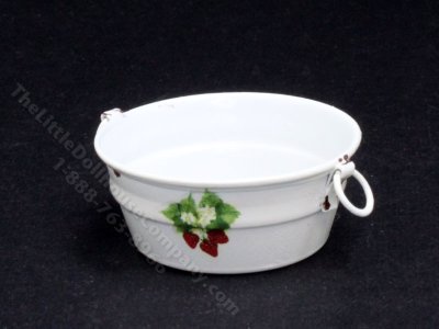(image for) Dollhouse White Washtub with Decal