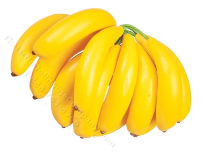 (image for) Miniature Bunch of Bananas for Dollhouses (1pc)