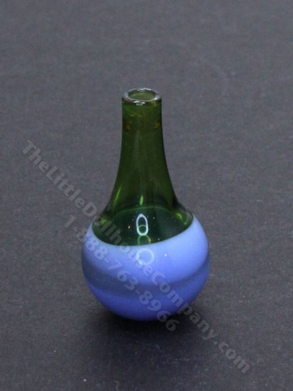 (image for) Miniature Green and Blue Vase by Gerd Felka