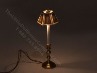 (image for) Miniature 12v Small Buffet Lamp for Dollhouses - Fleur de Lis