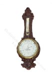 (image for) Miniature Replica Aneroid Barometer for Dollhouses - Brown