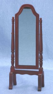 (image for) Cheval Mirror - Mahogany