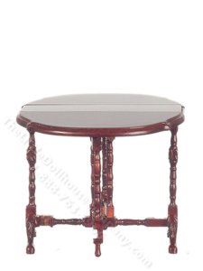 (image for) Miniature Sutherland Drop Leaf Table for Dollhouses