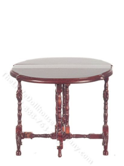 (image for) Miniature Sutherland Drop Leaf Table for Dollhouses