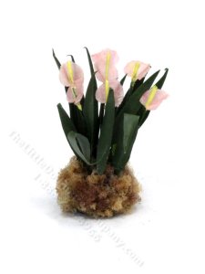 (image for) Miniature Planted Calla Lilies for Dolhouses