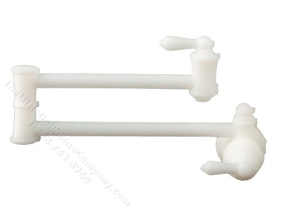 (image for) Miniature White Traditional Pot Filler for Dollhouses
