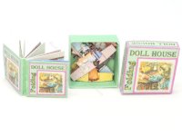 (image for) Miniature Pop-Up Folding Paper Doll House