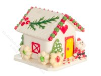 (image for) Miniature Christmas Gingerbread House for Dollhouses