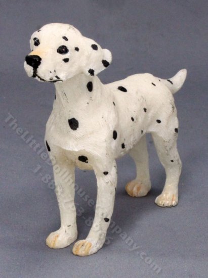 (image for) Miniature Standing Dalmatian for Dollhouses