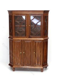 (image for) Miniature Walnut Cabinet for Dollhouses