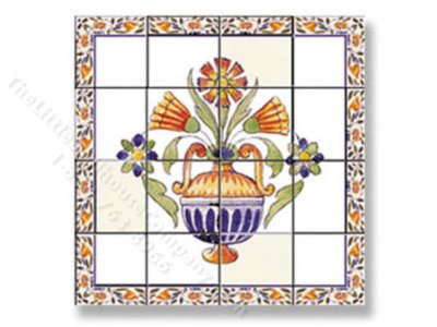 (image for) Dollhouse Scale Model Picture Mosaic Tile