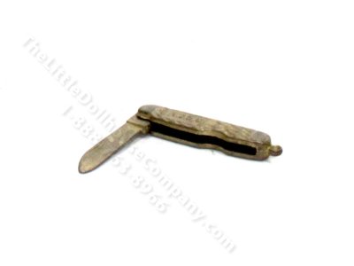(image for) Miniature Brass Switch Blade for Dollhouses