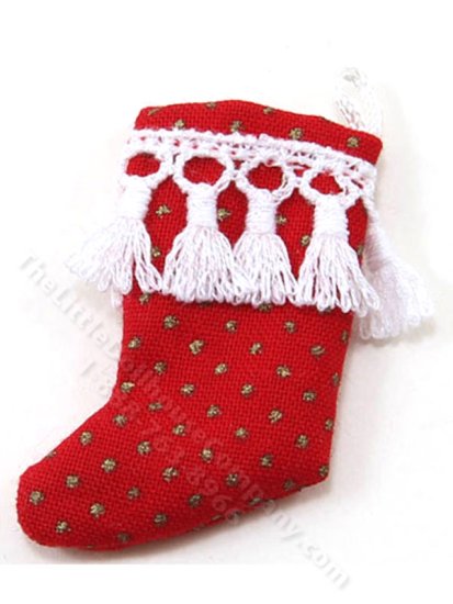 (image for) Christmas Stocking with Tassels