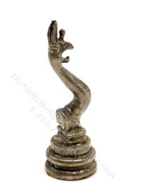 (image for) Miniature Griffin Statuette for Dollhouses - Silver