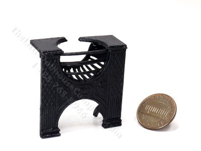 (image for) Miniature Small Fireplace Hob Grate for Dollhouses