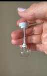 (image for) COPY Miniature Battery Operated Clear Bulbed Ceiling Light - White