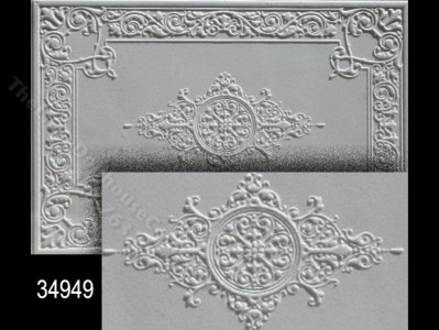(image for) Miniature Policard Ceiling Panel for Dollhouses