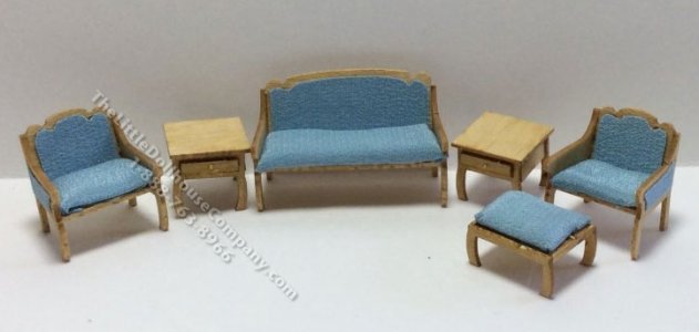 (image for) 1:48 Scale 6pc Traditional Living Room Kit