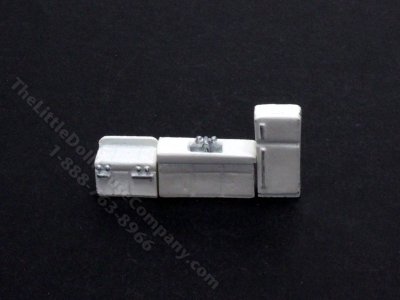 (image for) 1/144" White Kitchen Set for Dollhouses