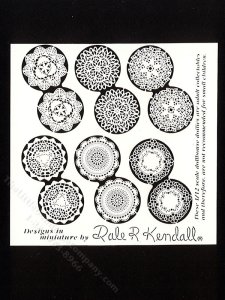 (image for) Miniature Round Doilies by Jeannetta Kendall for Dollhouses