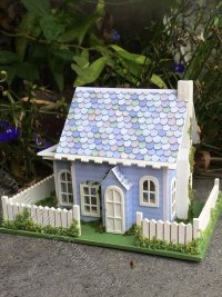 (image for) 1:144 Scale Miniature Blue Sky Cafe House Kit