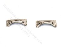 (image for) Chrome Drawer Pulls for Dollhouse Scale Models (2/pk)