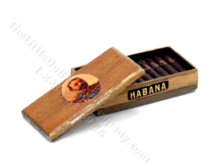 (image for) Miniature Handmade Humidor by Klaas Schultz for Dollhouses