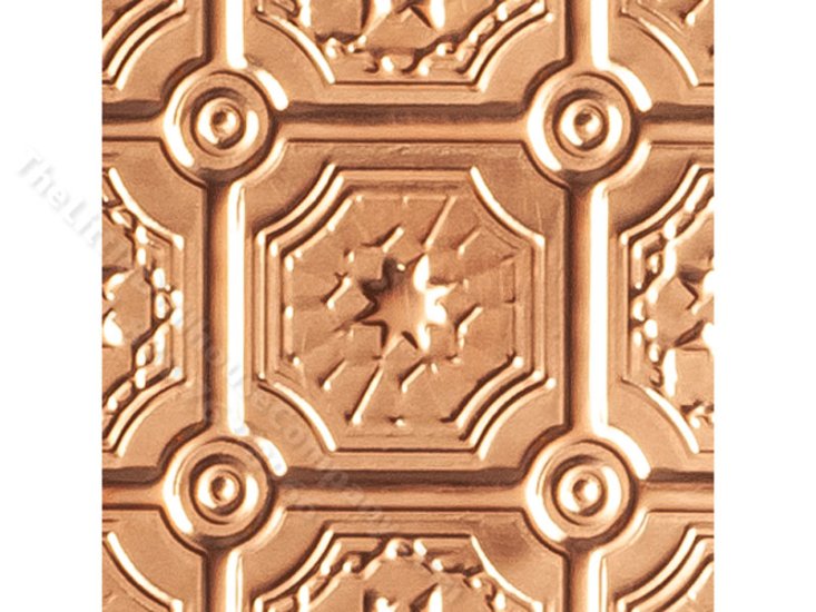 (image for) 1/2" Miniature Copper Ceiling For Dollhouses