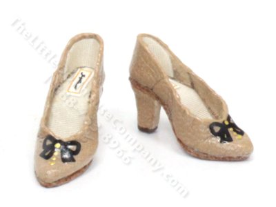 (image for) Tan Leather Heels by Judith Blondell