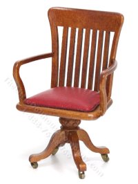 (image for) Miniature Walnut Office Chair