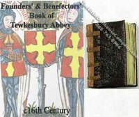 (image for) Miniature Book: Founders' & Benefactors Book of Tewkesbury Abbey