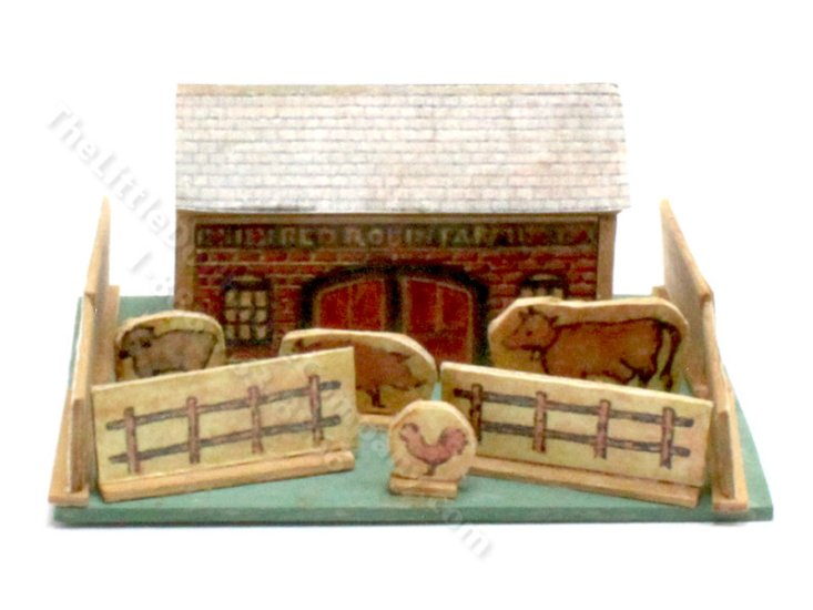 (image for) Miniature Handmade Model Toy Farm for Dollhouses