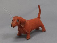 (image for) Miniature Dachshund Dog by Marie W. Evans - Red