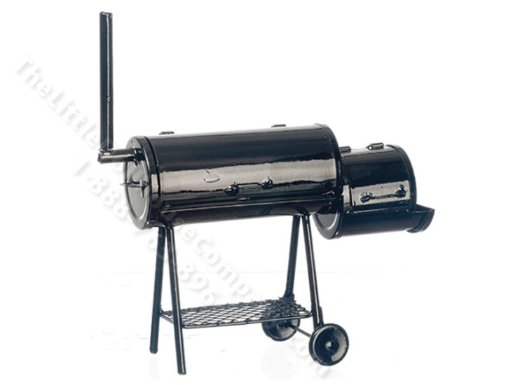 (image for) Miniature Texas Smoker for Dollhouses