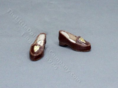 (image for) Brown Leather Loafers with Kiltie by Judith Blondell