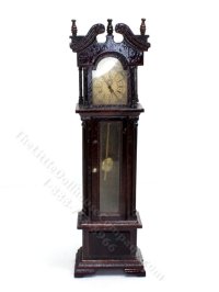 (image for) As-Is Miniature Bespaq Grandfather Clock for Dollhouses
