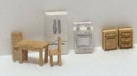 (image for) 1:144 Scale 7pc Modern Kitchen Kit