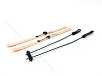 (image for) Miniature Skis for Dollhouses
