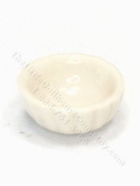 (image for) Miniature Ridged Bowl for Dollhouses