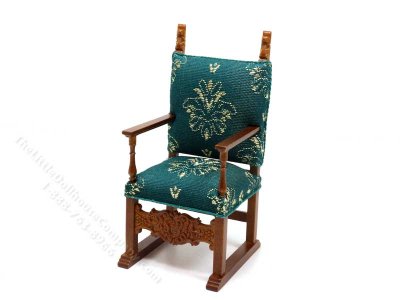 (image for) Miniature Jacobean Armchair for Dollhouses