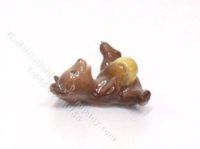 (image for) Miniature Ceramic Bear for Dollhouses