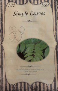 (image for) Miniature Simple Elliptic Laser Cut Leaves Kit